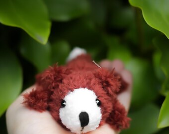 Crochet Amigurumi PATTERN: Scarlet the fluffy Fox, English PDF