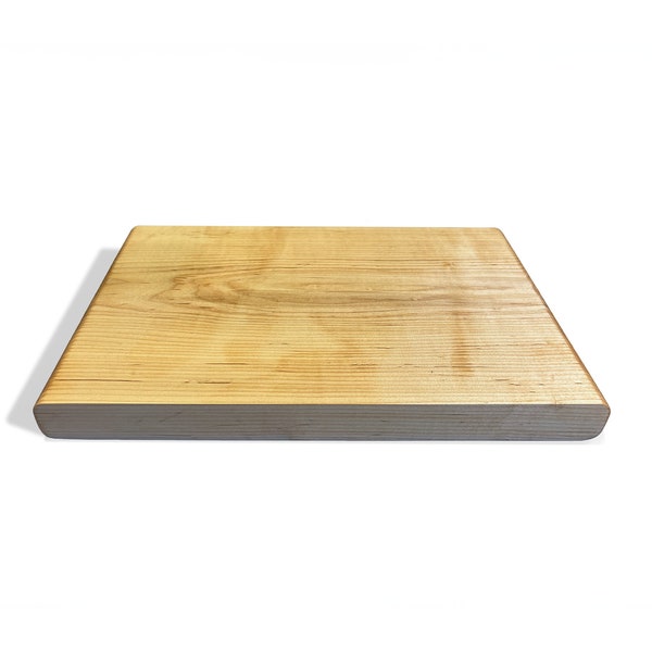 Large Maple Cutting Board | Hard Maple Butcher Block | 18x12 inches | Solid Wood Cutting Board