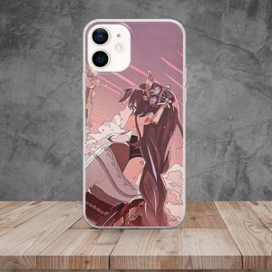 Anime Girl Phone Case Aesthetic Cover for iPhone 15, 14, 13, 12, 11, 8, Samsung S24, S23, S22, A73, Huawei P40, P50, Pixel 8, 7, 6 2