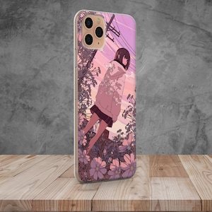 Anime Girl Phone Case Aesthetic Cover for iPhone 15, 14, 13, 12, 11, 8, Samsung S24, S23, S22, A73, Huawei P40, P50, Pixel 8, 7, 6 image 7