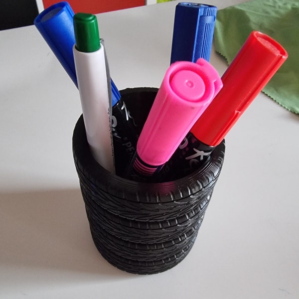 Car Tire Pen Holder Etsy
