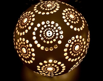 Leuchtkugel Keramik stehend oder hängend