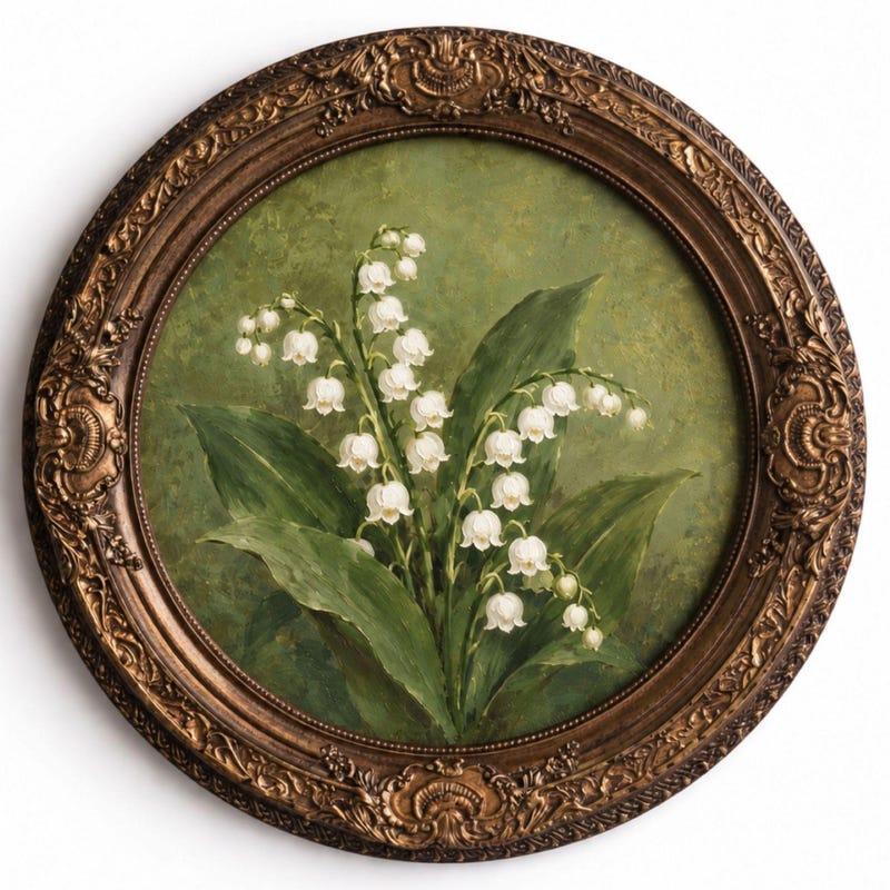 Clear Flowers Frame Ree Floral Art Frame Original - Etsy