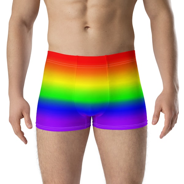 LGBT Pride Boxer Briefs Underwear Ombre