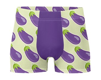 Eggplant Boxer Briefs Underwear