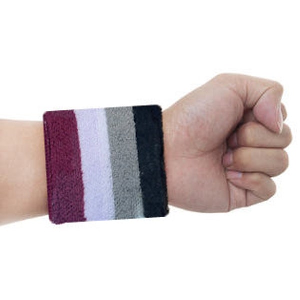 Asexual Ace Pride Wrist Sweat Band