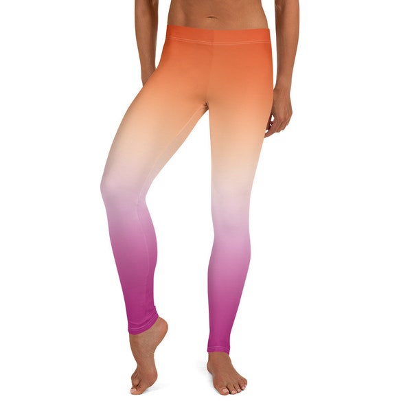 Lesbian Pride Women's Leggings - Ombre