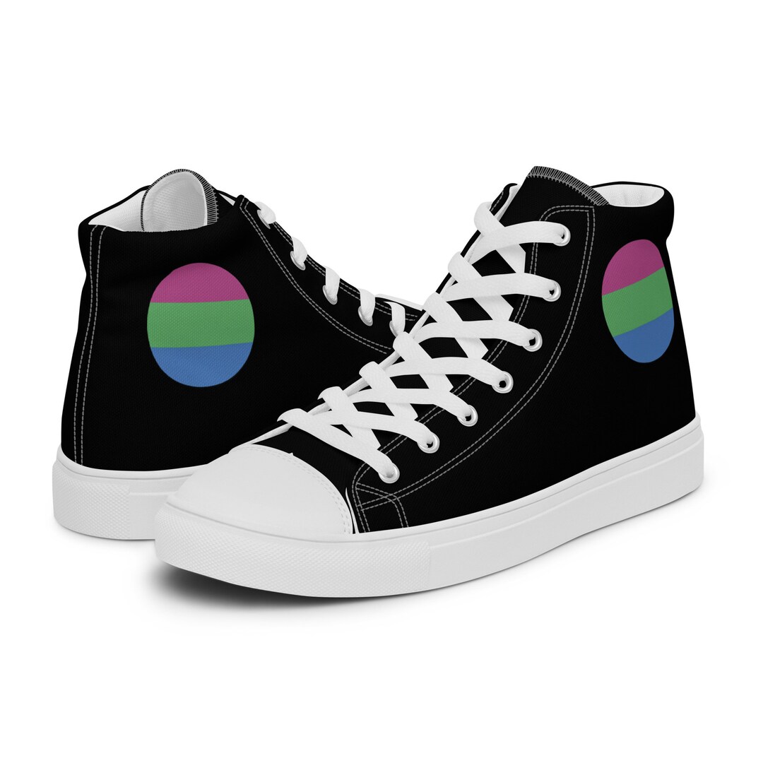 Polysexual Poly Womens High Top Canvas Shoes - Etsy