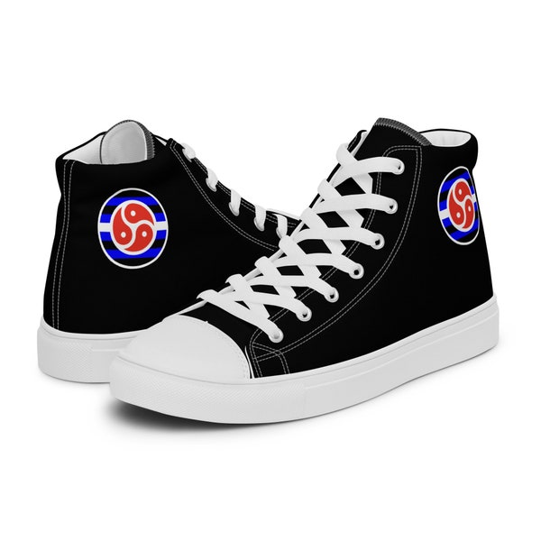 BDSM Kink Men’s High Top Canvas Shoes