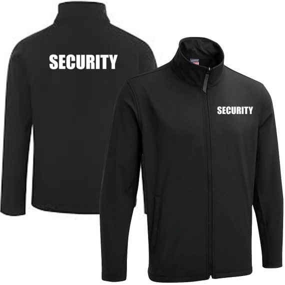Printed Security Jacket Professional Style With Custom Print Design Etsy