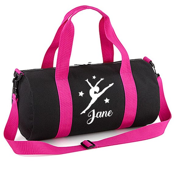 Sac De Danse Personnalisé Pour Fille, Sac De Sport Personnalisé Pour Le Week-end, Sac De Voyage, Gymnastique, Teinture Sur Nœuds, Option 27