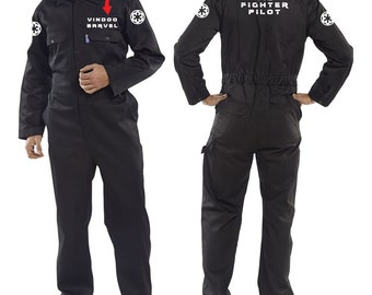 Star Wars Imperial Tie Fighter pilotenflightsuit-jumpsuitkostuum
