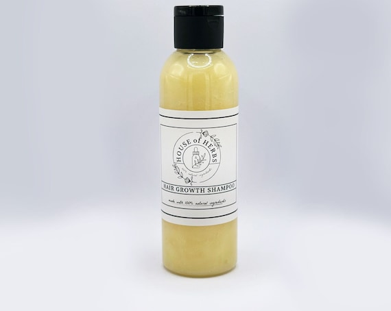 Natural Hair Growth Shampoo - Rosemary & Jojoba, SLS-Free