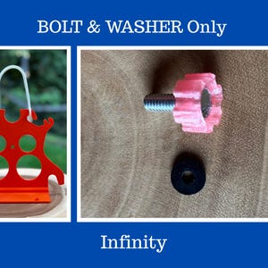 Hero Tubie™ bultbyte | Infinity-bult med bricka eller Omni-bult | Reservdelar för matningspumpstativ | Reservbult