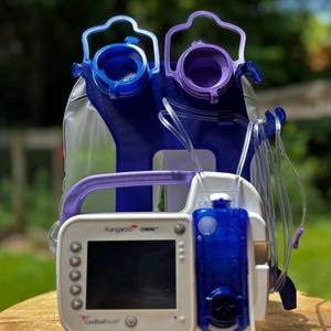 Hero Tubie™ for Kangaroo Omni Pump | Portable G-Tube Feeding Pump Stand with Flush Holder | Works w/500ml DUAL Bags | Free US Shipping!