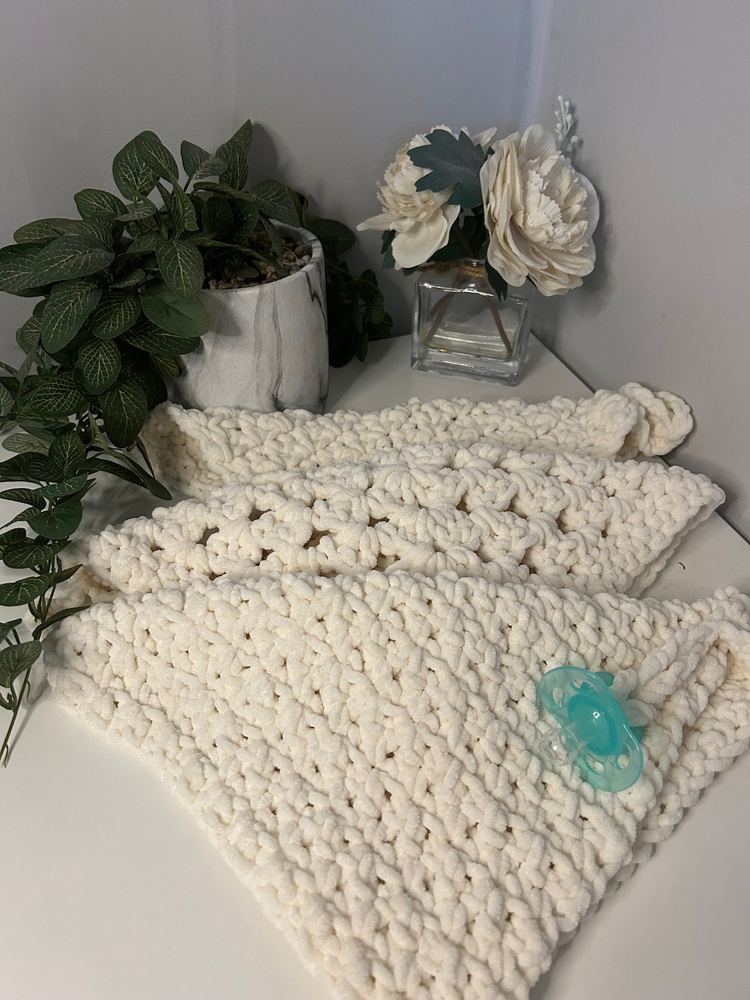 Best Seller Handmade Super Soft Baby Comforter/dummy Clip Etsy UK