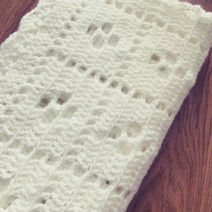 Call the Midwife Crochet Baby Blanket Pattern PDF – Easy Beginner Friendly Vintage Design – Step by Step Tutorial with Photos