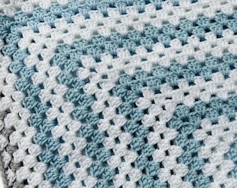 Granny Square Baby Blanket, PDF pattern only