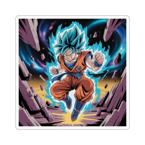 Dragon Ball Super Kiss-Cut Stickers, Anime Vinyl Decals, Laptop Stickers, Gamer Gift, Decoration, Party Favors, Collectibles