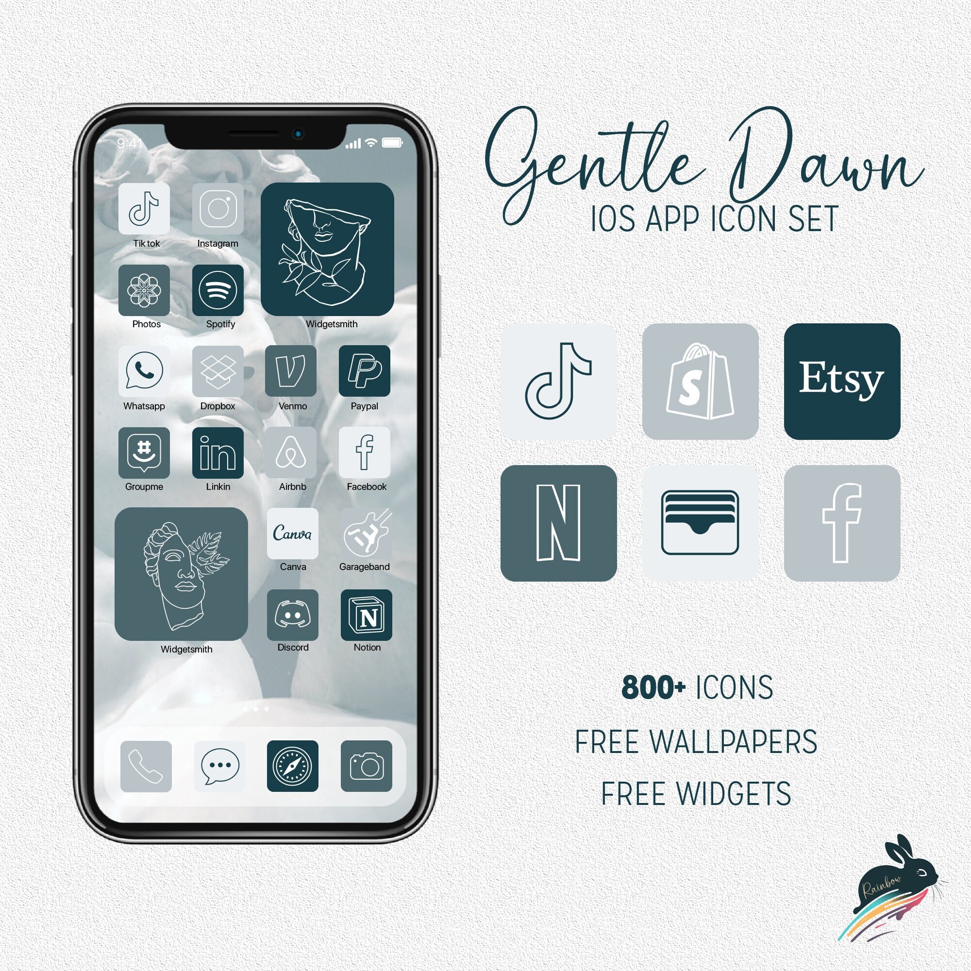 Gentle Dawn iPhone Icon Set, 800 + Icons With Free Wallpapers and ...