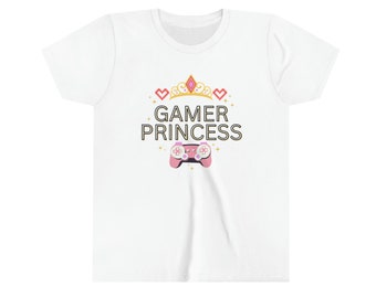 gamer girl shirt, gamer girl t-shirt, Birthday Gift, Gift for Gamer, girls gamer shirt, gamer princess,