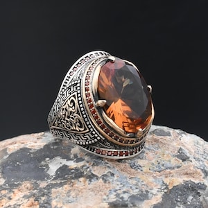 Sultanite Gemstone, Vintage Silver Ring, Handmade Sultanite Silver Ring, Ottoman Ring, 925 Sterling Silver Ring, Handmade Ring, Best Gift