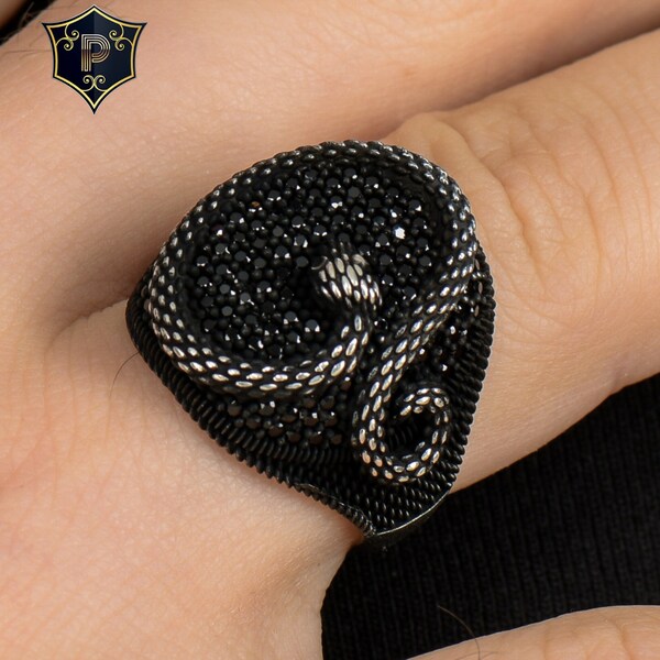 Mens Snake Ring Etsy