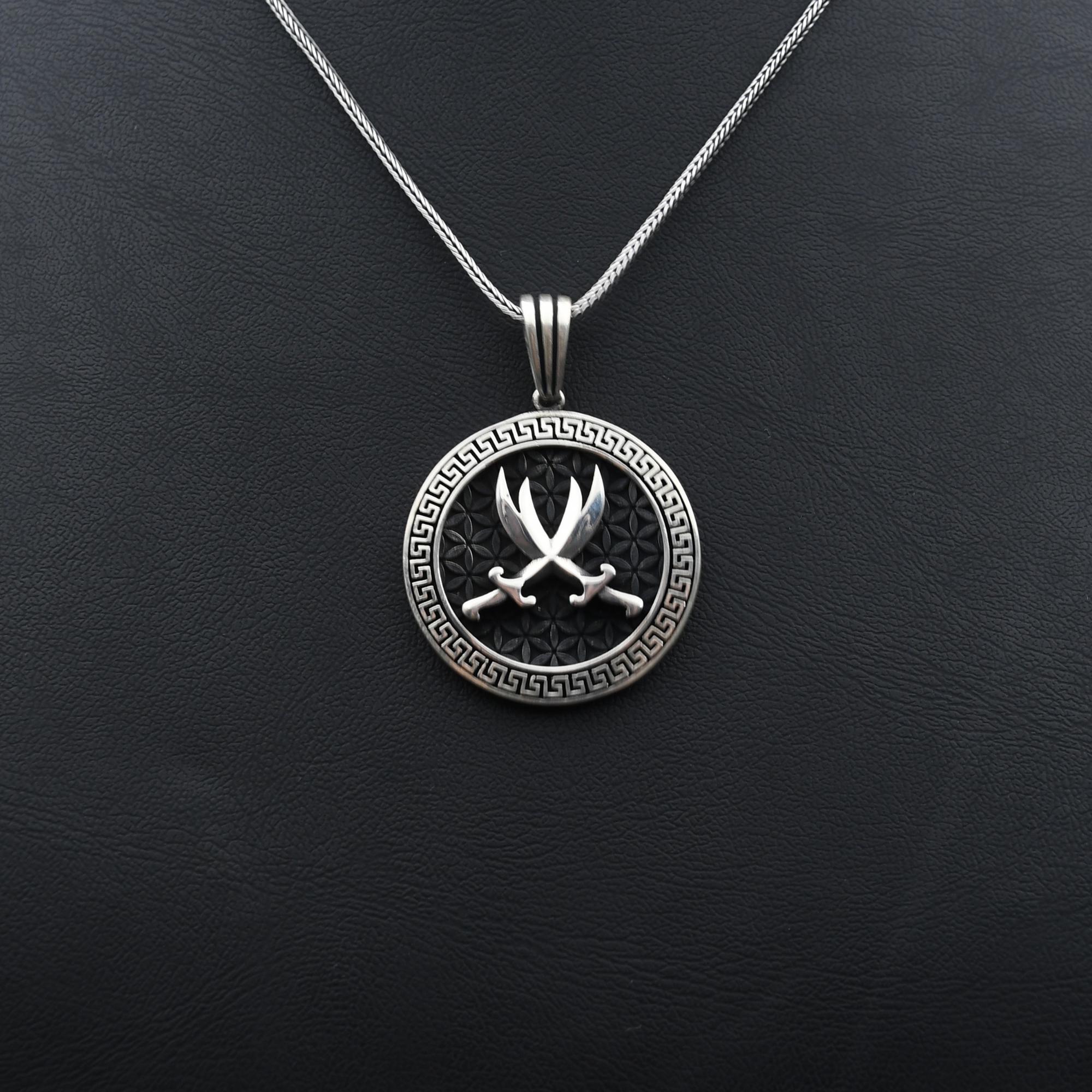 925 Sterling Silver Necklace, Ali Zulfiqar Sword Necklace, Gift
