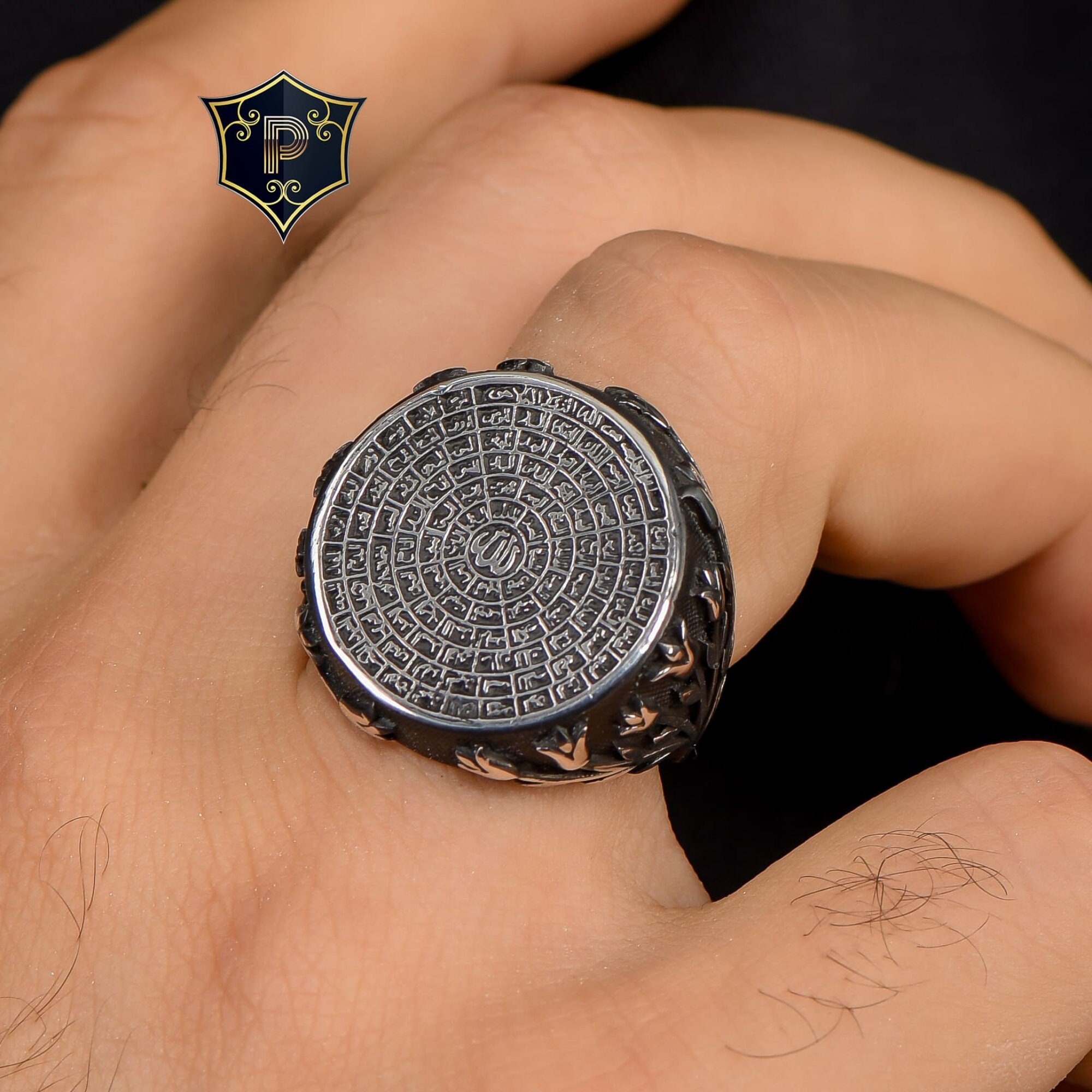 99 names of allah ring best sale