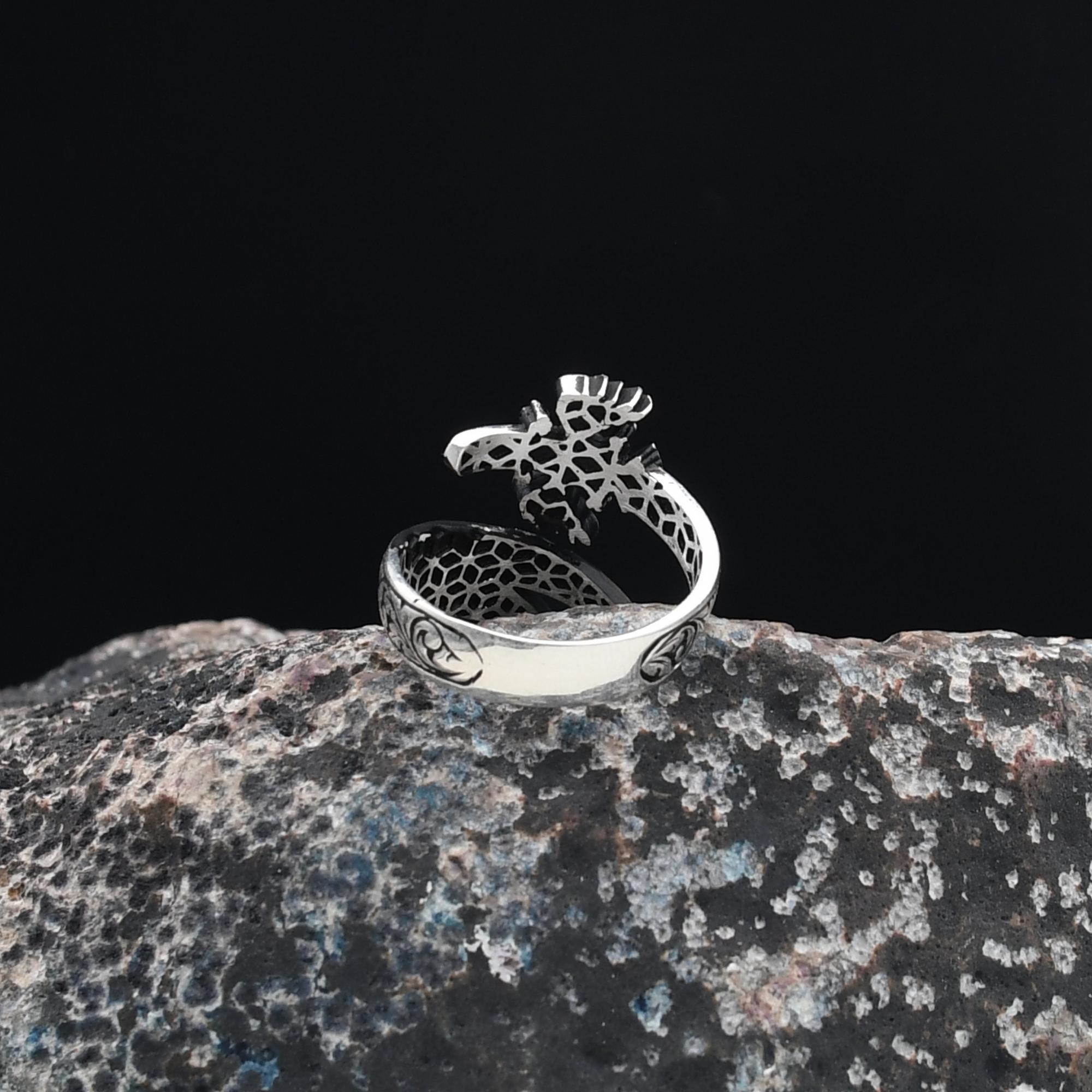 Ali's Zulfiqar Sword Ring, 925 Sterling Silver Ring, Men's