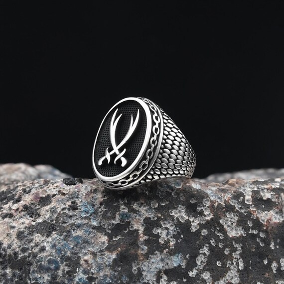 Handmade Ring, Sword of Ali Silver Ring, Sword Ring, Ali Zulfiqar
