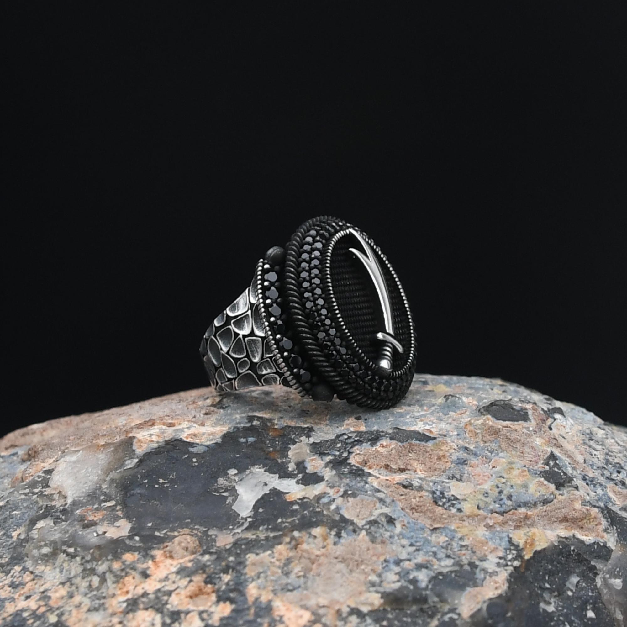 Zulfiqar Sword Silver Ring, Handmade Silver Ring, Ali's Zulfiqar