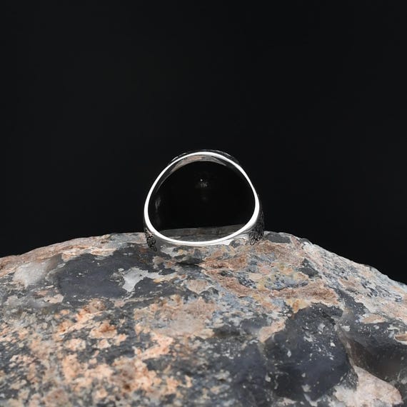 Ali's Zulfiqar Ring, Zulfiqar Sword Silver Ring, Handmade Silver