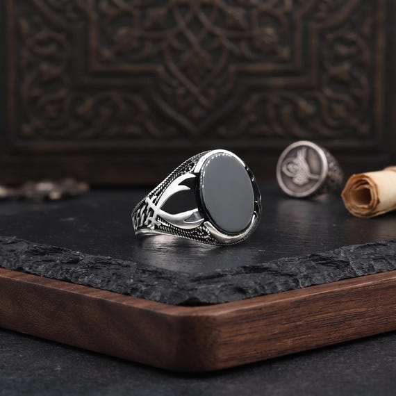 Hz. Ali's Zulfiqar Ring, Handmade Silver Ring, 925 Sterling Silver