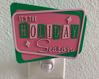 MCM Mid-Century Modern Holiday Night Light - 3D Printed