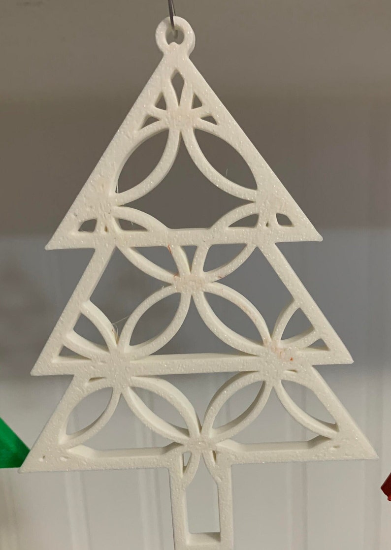 Midcentury Modern Christmas Tree Ornament Set MCM 3D Printed Etsy