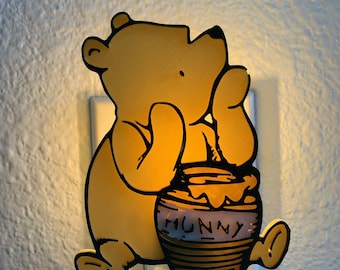 Classic Winnie the Pooh Night Light, 3D Printed