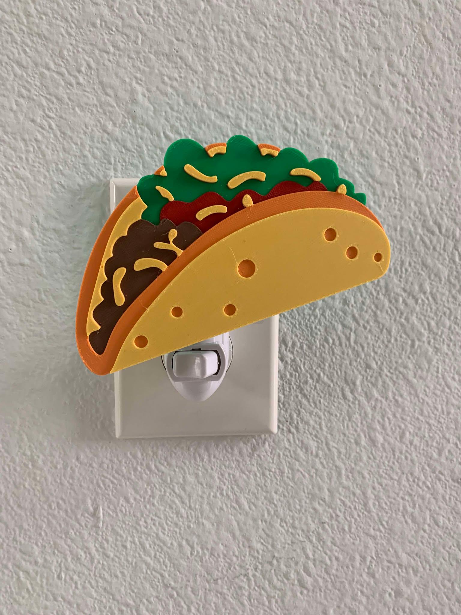 Taco Tuesday Night Light - 3D Printed