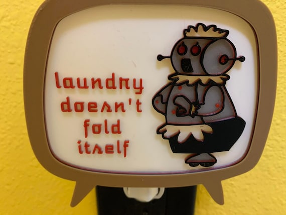 Mid-Century Modern Television Robot Night Light