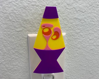 Groovy Lava Lamp Night Light - 3D Printed