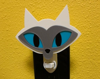 Mid-Century Modern Inspired Siamese Cat Night Light - 3D Printed