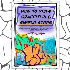 Learn to Draw Graffiti: A Step-by-Step Guide for Beginners PDF - How To Do Graffiti - Graffiti Tutorial - Printable Worksheets image 7