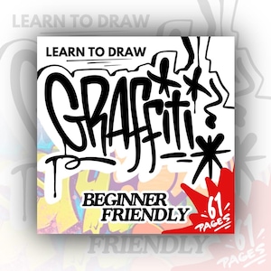 Learn to Draw Graffiti: A Step-by-Step Guide for Beginners PDF - How To Do Graffiti - Graffiti Tutorial - Printable Worksheets