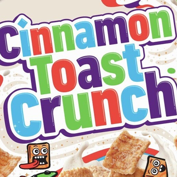 Cinnamon Toast Crunch Svg Etsy UK