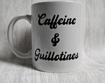 Kaffee & Jiu-Jitsu Kaffeebecher - Koffein und Guillotiner Geschenkbecher
