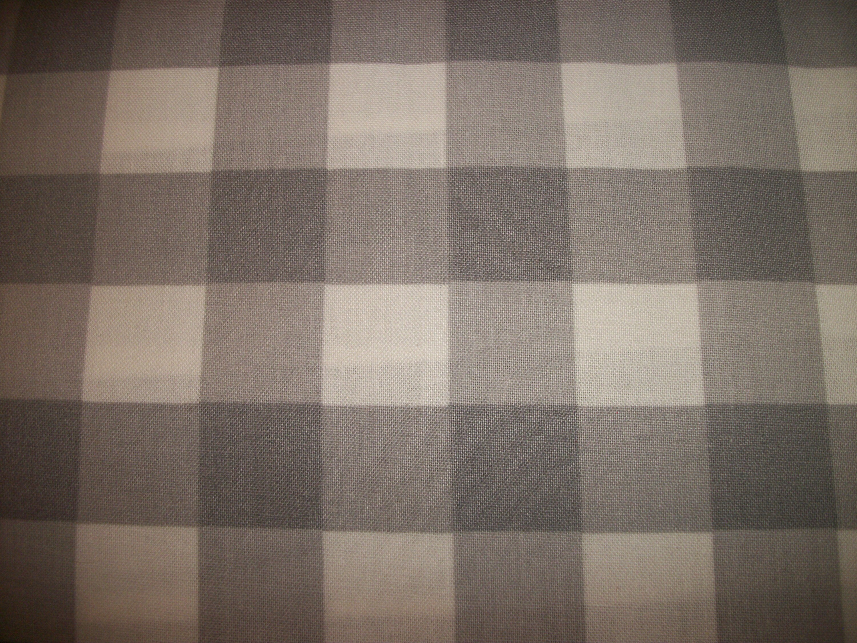 Gray Checked Buffalo Checks Cotton Fabric 1/2 Yard - Etsy