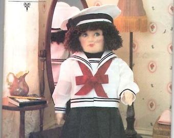 Vogue Craft Doll Collection 18 inch Doll And Clothing New UNCUT Pattern 8647