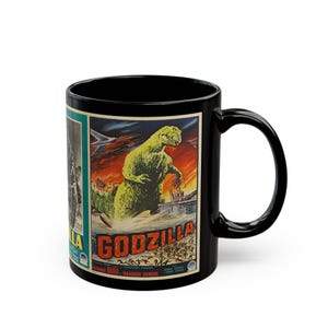 Godzilla-Go-Round - From &quot;The Originals&quot; 1950s Movie Poster Retro Mug Series - High Gloss Ceramic (11oz)