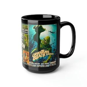 FREE Shipping!  Monster MegaMug: &quot;Creature From the Black Lagoon&quot; 50s Sci-Fi Cult Classic Movie Poster Large Mug (15 oz.)