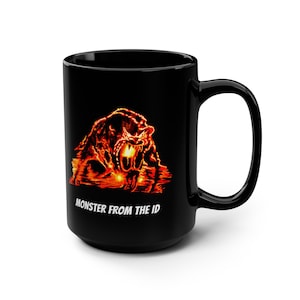KWTS 15 oz. Monster MegaMugs: &quot;Monster From The ID&quot; Version Two - Richly Printed, High Gloss Ceramic